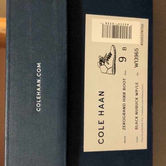 Cole Haan Zeroground Hike Boots in Black Nubuck - Picture 10 of 10